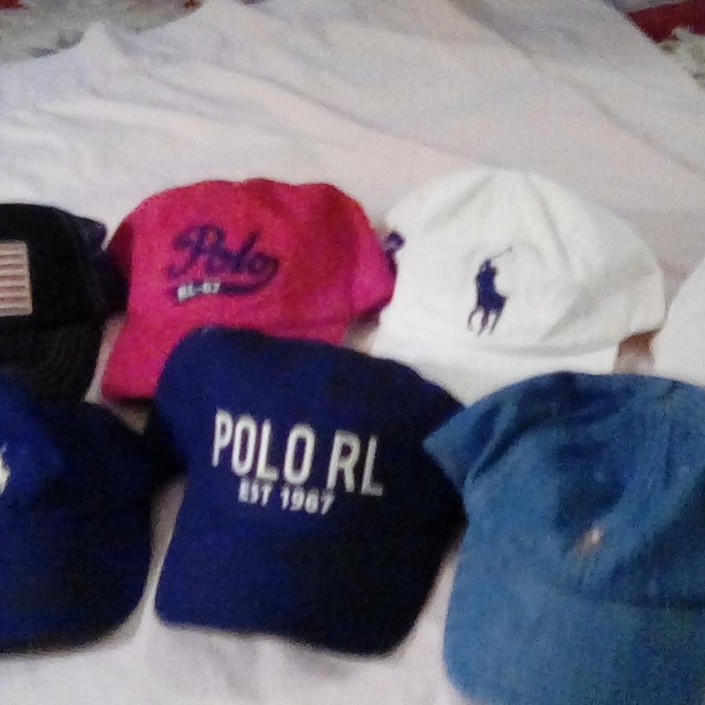 7 POLO HATS by Ralph Lauren